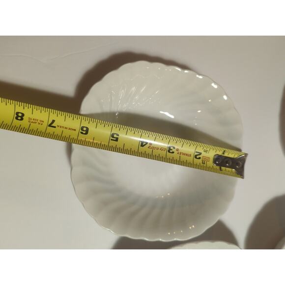Johnson Brothers Snowhite Regency 6" Round Bowls Vintage Set Of 8 - Picture 6 of 6